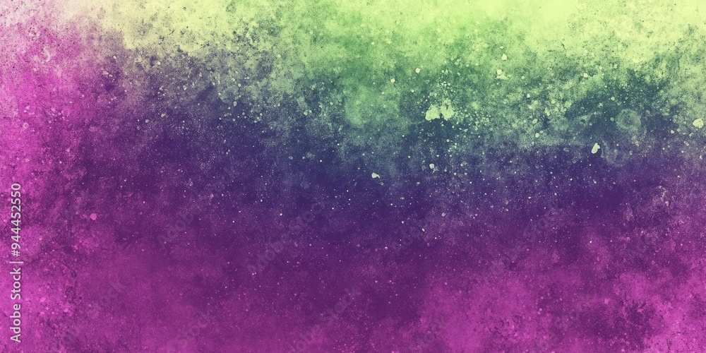Fototapeta premium Colorful abstract background blending purple, green, and yellow hues with a textured finish