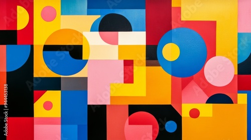 Free Download Colorful Geometric Abstract Art - GFXLoad