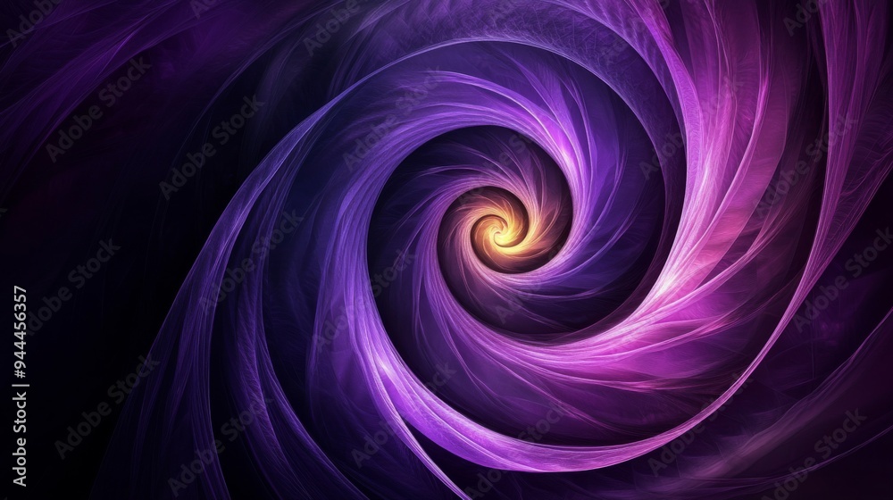 Fototapeta premium Abstract Purple Swirl Art