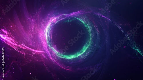 Abstract Vortex Light Art