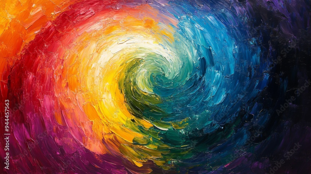 Colorful Abstract Swirl Colorful Abstract Swirl