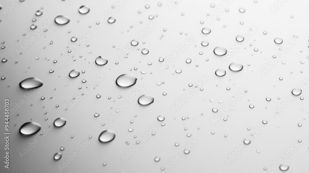 Water Droplets on Glass Water Droplets on Glass