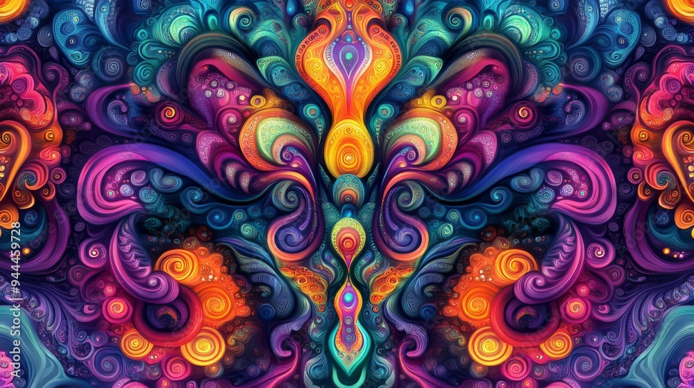 Colorful Abstract Fractal Art Colorful Abstract Fractal Art