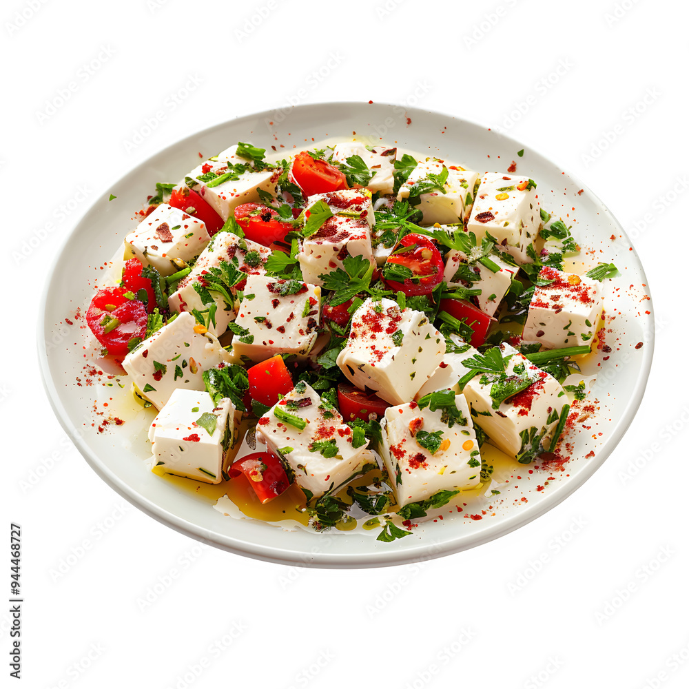 Delicious turkish food served on a plate, garnished with fresh herbs and spices, isolated on a transparent background for easy use in various designs Delicious turkish food served on a plate, garnished with fresh herbs and spices, isolated on a transparent background for easy use in various designs