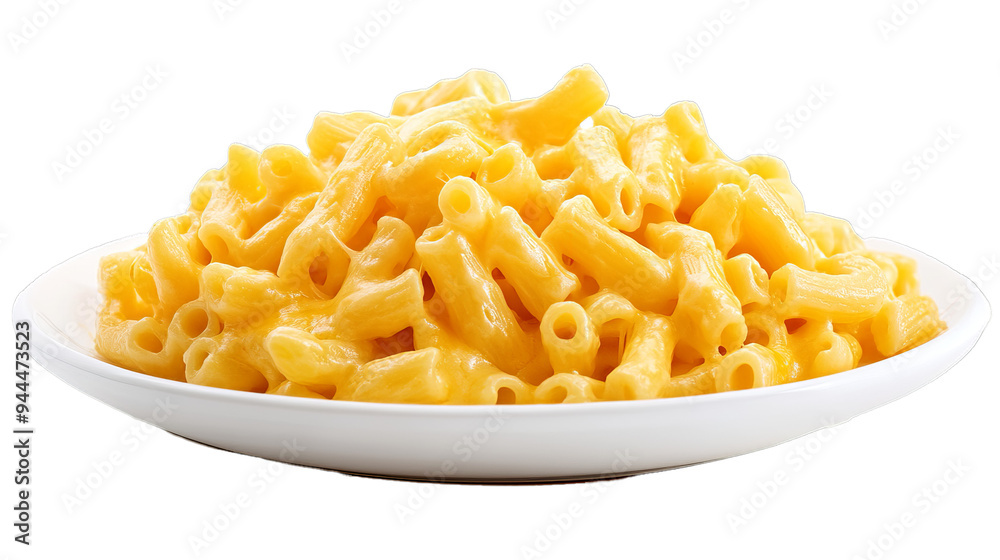 acaroni chesee on plate isolated on white background, PNG acaroni chesee on plate isolated on white background, PNG