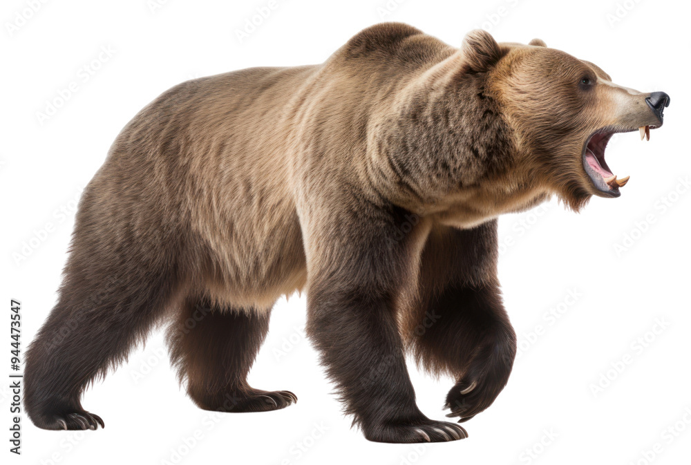 Fototapeta premium PNG A Bear bear wildlife mammal.