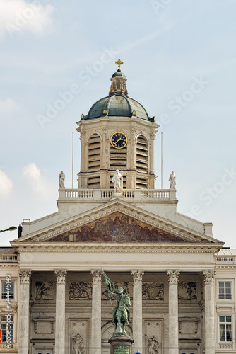 Beautiful landmarks in Brussels, Belgium photo