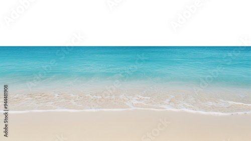 Fototapeta Naklejka Na Ścianę i Meble -  PNG Tropical summer beach nature sea outdoors.