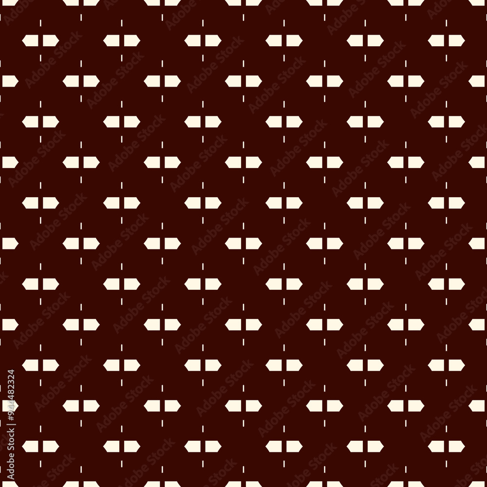 Seamless surface pattern with strokes. Broken horizontal lines. Dashes motif. Repeated rectangle blocks. Simple geometric ornament. Hatched wallpaper. Modern abstract background with stitches. Vector Seamless surface pattern with strokes. Broken horizontal lines. Dashes motif. Repeated rectangle blocks. Simple geometric ornament. Hatched wallpaper. Modern abstract background with stitches. Vector