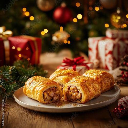 Christmas Sausage Rolls photo