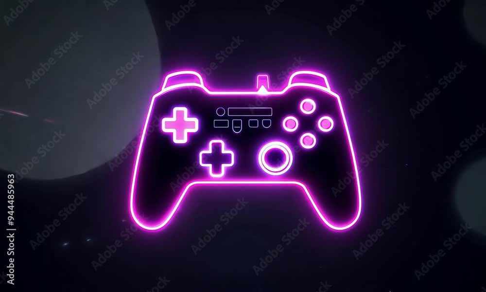 Neon Game Controller Neon Game Controller