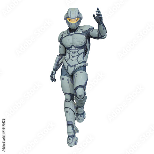 サイバーマン　3DCGレンダリング