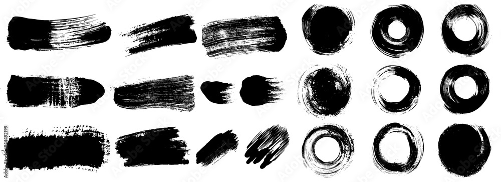 Textured shapes, circles and brushes. Grungy stripes, modern brushstrokes, textures, frames. paintbrush, ink brush, splashes, brush strokes, brushes, lines collection Textured shapes, circles and brushes. Grungy stripes, modern brushstrokes, textures, frames. paintbrush, ink brush, splashes, brush strokes, brushes, lines collection