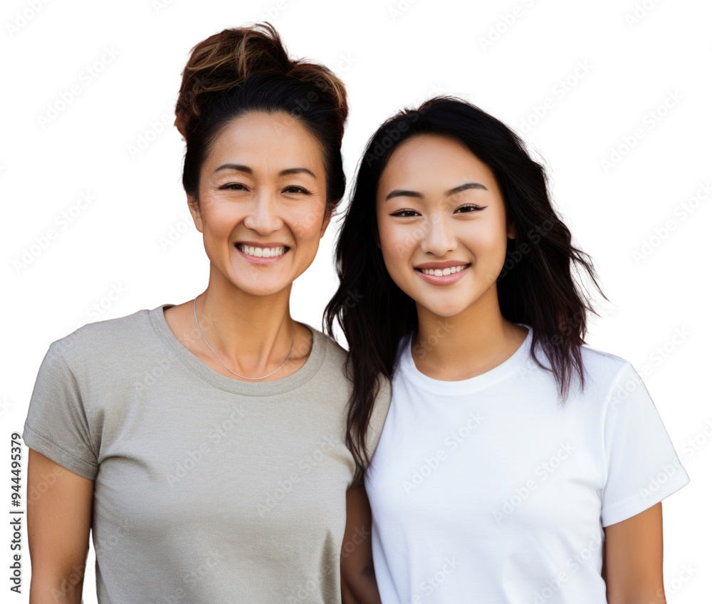 PNG Mother and daughter t-shirt smile togetherness. PNG Mother and daughter t-shirt smile togetherness.