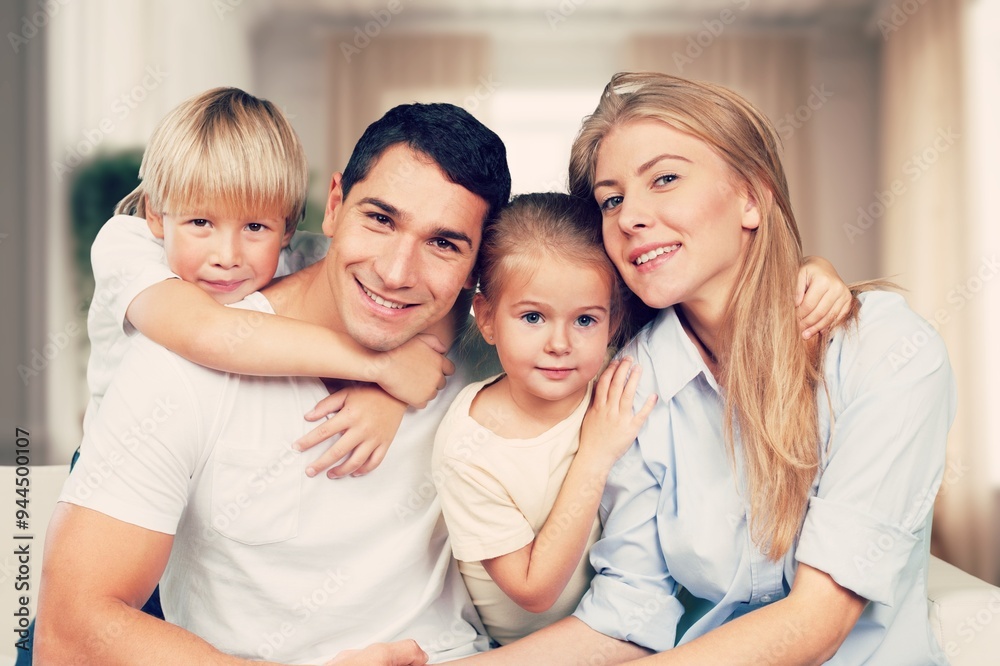 Lovly happy family have fun together at home Lovly happy family have fun together at home