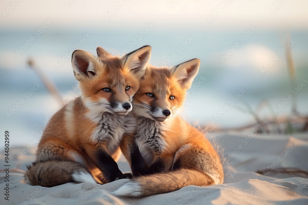 Fototapeta premium red fox vulpes