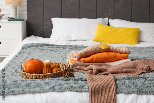 Sweaters with pumpkins and ...