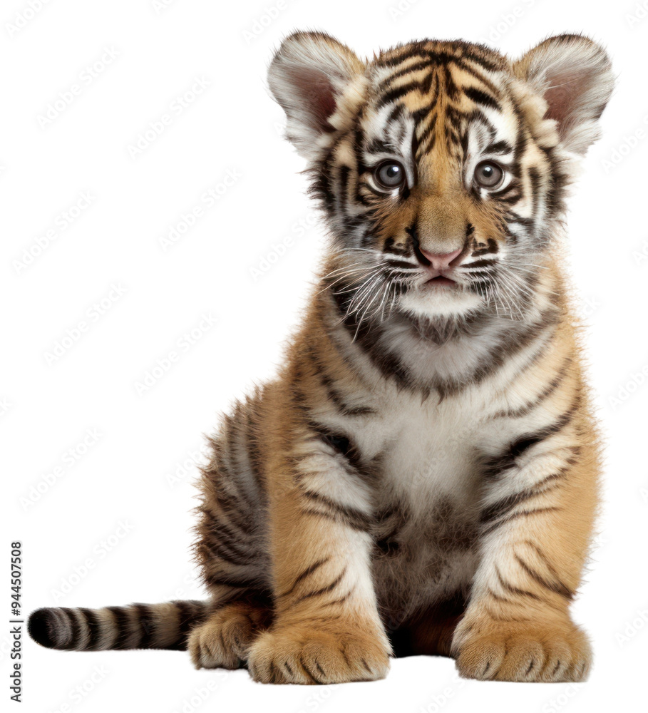 Fototapeta premium PNG Wildlife animal mammal tiger.