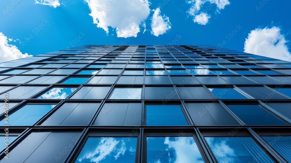 Photo Low Angle View Of Modern Building Against Sky Photo Low Angle View Of Modern Building Against Sky