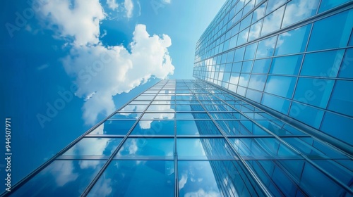 Photo Low Angle View Of Modern Building Against Sky