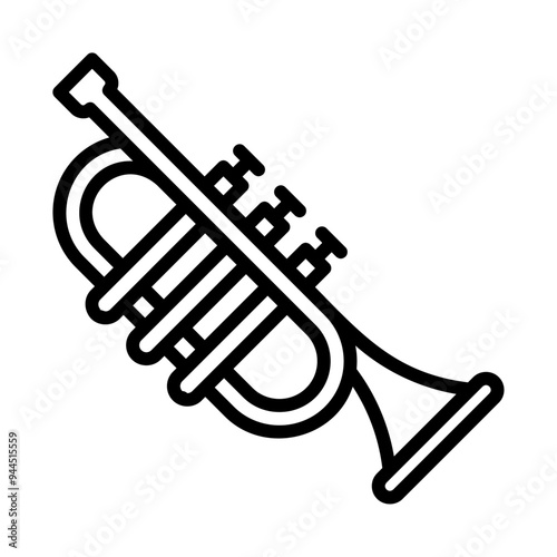 jazz music (outline) icons