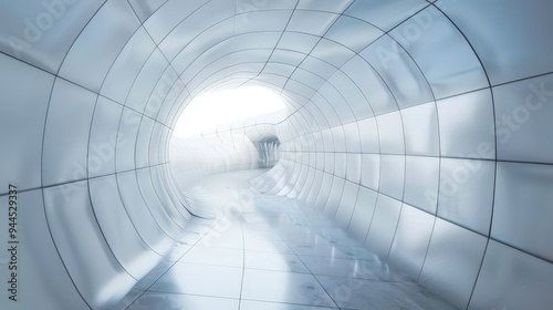 Abstract Modern Architecture Interior.