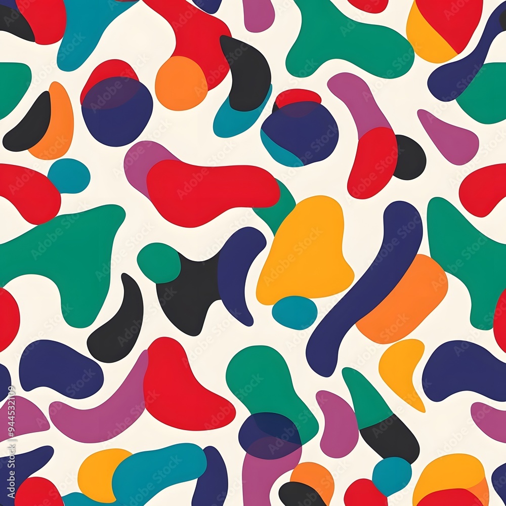 54. **Generate a seamless pattern of playful, geometric shapes in a bright, primary color palette.** 54. **Generate a seamless pattern of playful, geometric shapes in a bright, primary color palette.**