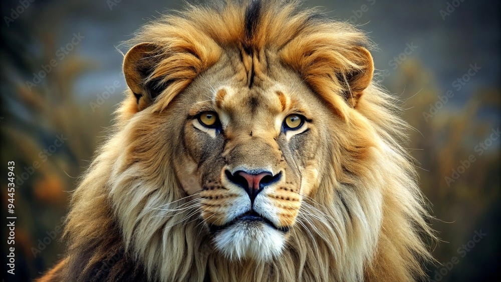 Fototapeta premium close up of a lion