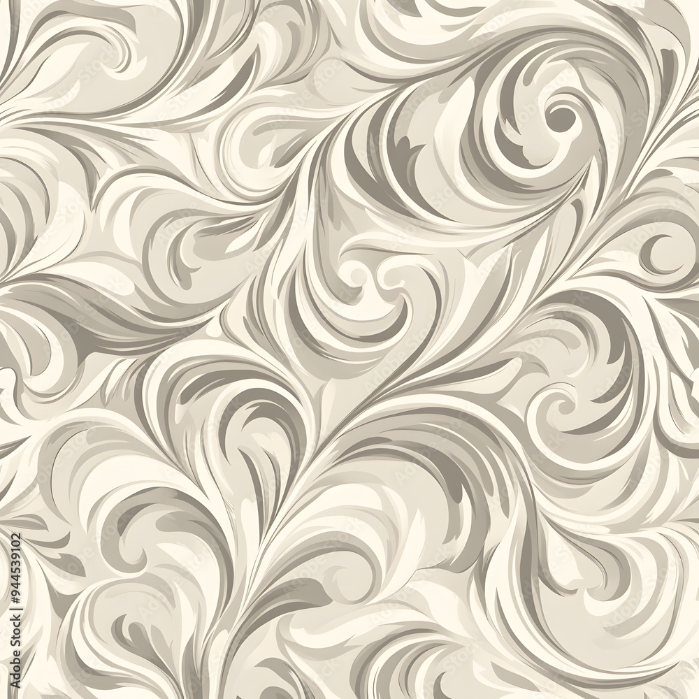 45. **Generate a seamless pattern of elegant, curling tendrils in a sophisticated, neutral palette.** 45. **Generate a seamless pattern of elegant, curling tendrils in a sophisticated, neutral palette.**