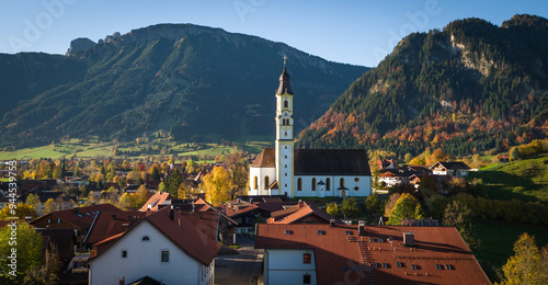 Pfronten im Allgäu in the German Alps