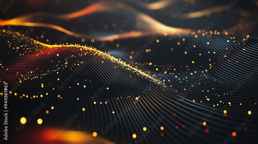 custom made wallpaper toronto digitalAbstract digital background electromagnetic wave background Innovation digital wave background information technology background The background is the background. gradient wave digital wave banner