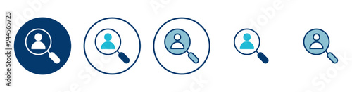 Hiring icon vector isolated on white background. Human resources concept. Recruitment. Search job vacancy icon. Hire. Find people icon