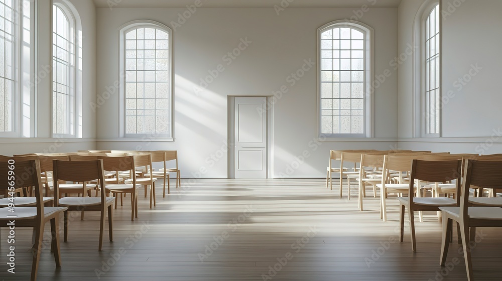 Empty Room with Chairs Empty Room with Chairs