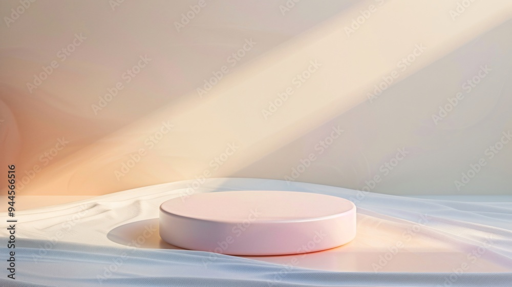 display podium with soft lighting on minimalistic interior background display podium with soft lighting on minimalistic interior background