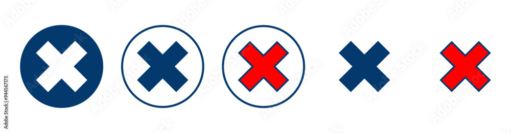 Close icon vector isolated on white background. Delete icon. remove, cancel, exit symbol Close icon vector isolated on white background. Delete icon. remove, cancel, exit symbol