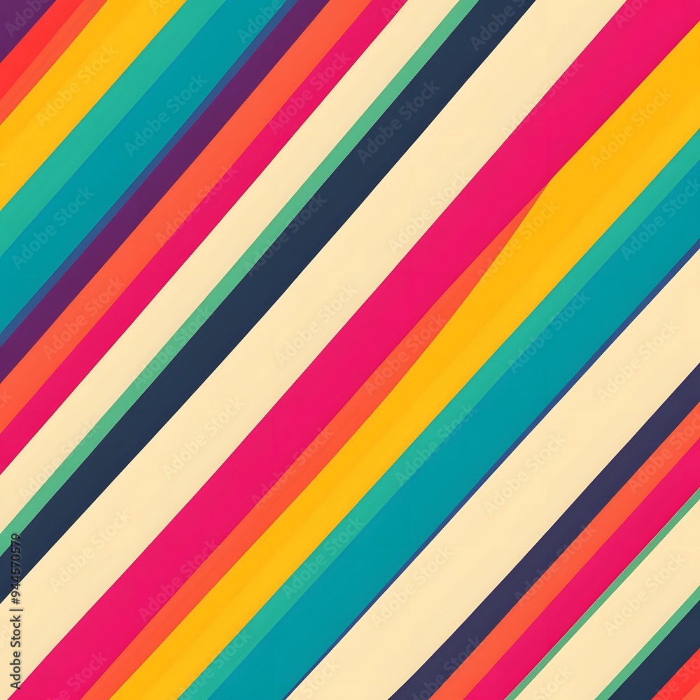 114. **Generate a seamless pattern of bold, colorful stripes in a retro, 80s-inspired design.** 114. **Generate a seamless pattern of bold, colorful stripes in a retro, 80s-inspired design.**