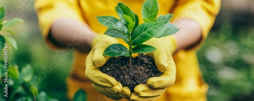 Environmental health and safety officer implementing green workplace practices, sustainable career