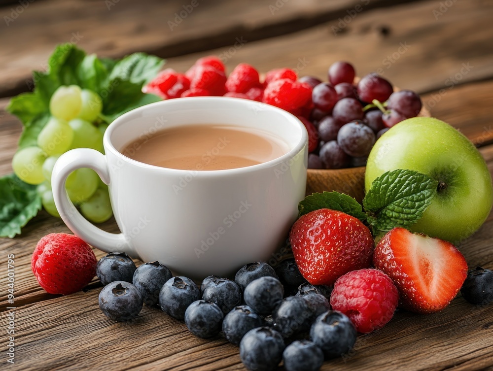 Delicious and Healthy Artisan Breakfast Beverage Start Your Day with a Crafted Morning Delight This Refreshing Drink is Perfect for a Nutritious and Flavorful Start to Your Day Enjoy the Sweetness of