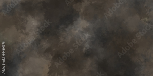Black and grey abstract watercolor grungy colorful background for your design, light and bright shiny soft black watercolor painted texture background illustration for grunge design.