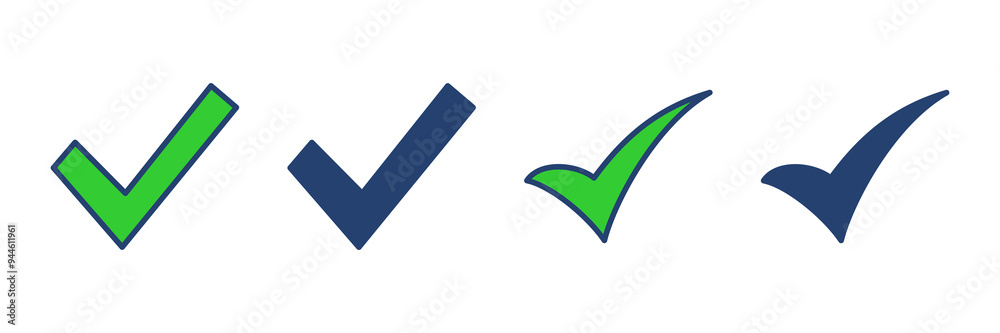 Check mark icon vector. Check mark icon. Tick mark symbol vector Check mark icon vector. Check mark icon. Tick mark symbol vector