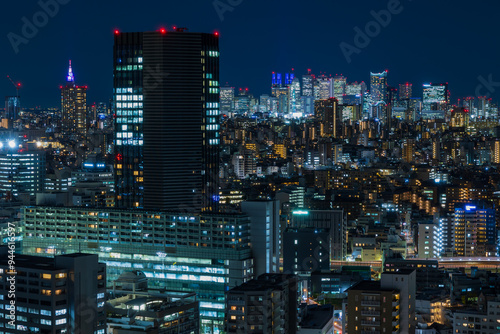 Wallpaper Mural 東京夜景　後楽園から新宿方面を望む Torontodigital.ca