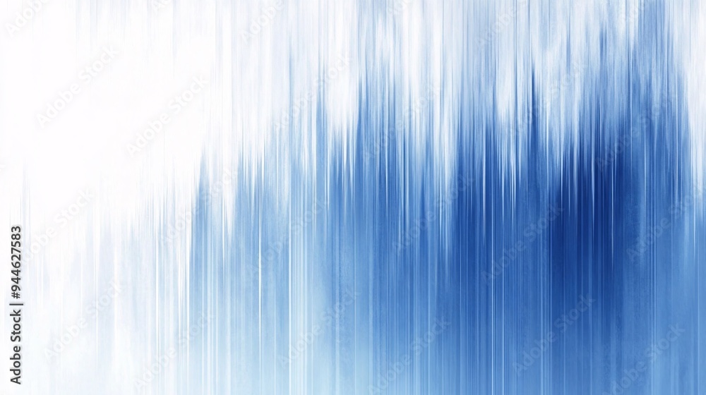 Abstract gradient of blue tones with vertical streaks creating a serene ambiance.