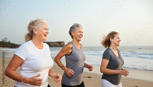 Senior woman with and activ...