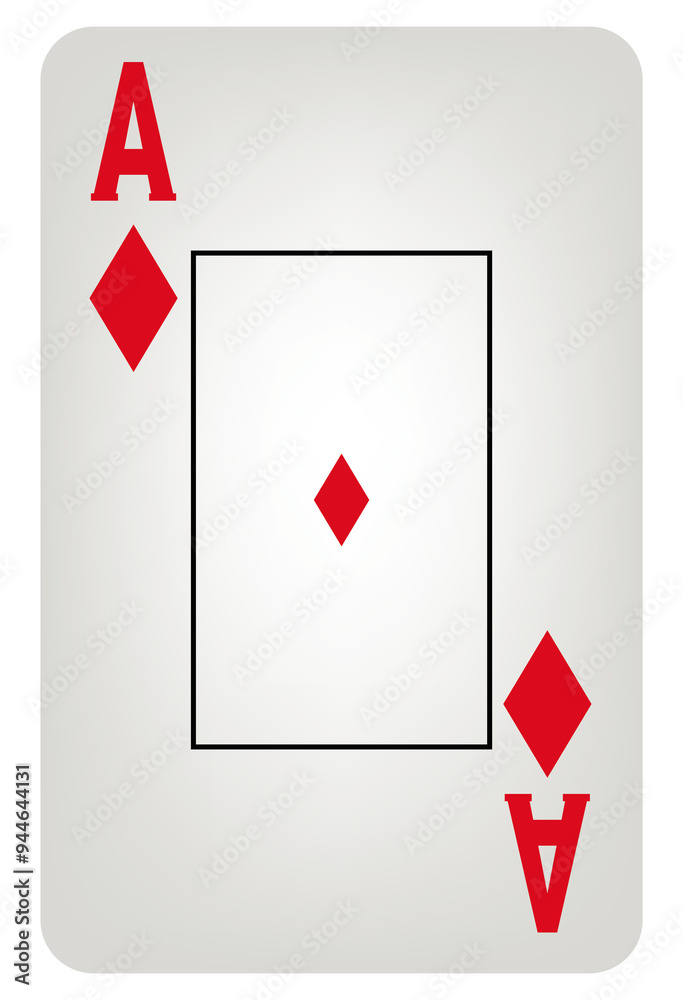 Fototapeta premium ace of diamonds