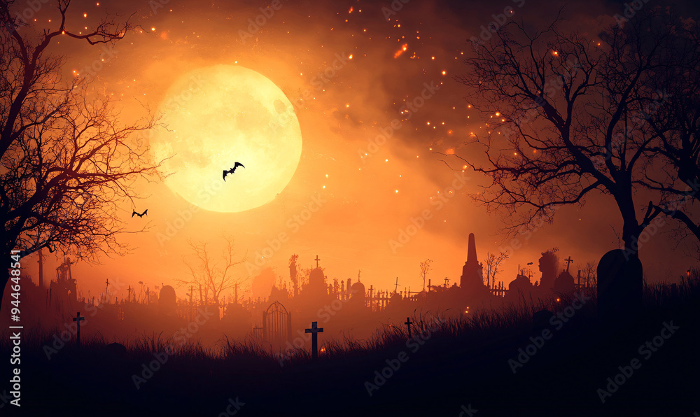 halloween background-generative ai halloween background-generative ai