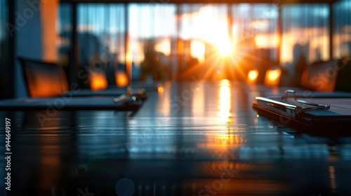 Wallpaper Mural Photo-realistic leadership meeting, executive leading a discussion, modern office, high-resolution details, vibrant colors Torontodigital.ca