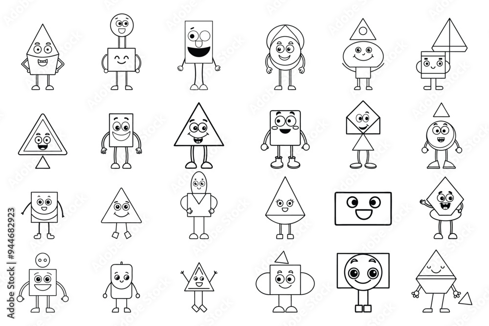 Playful Geometric Characters Playful Geometric Characters