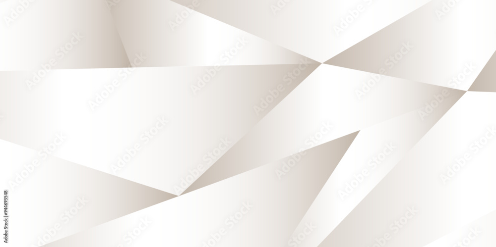 Obraz premium Abstract golden gradient geometric triangles shape background. Modern abstract golden background shiny effect vector illustration. Abstract graphic design banner pattern presentation background.