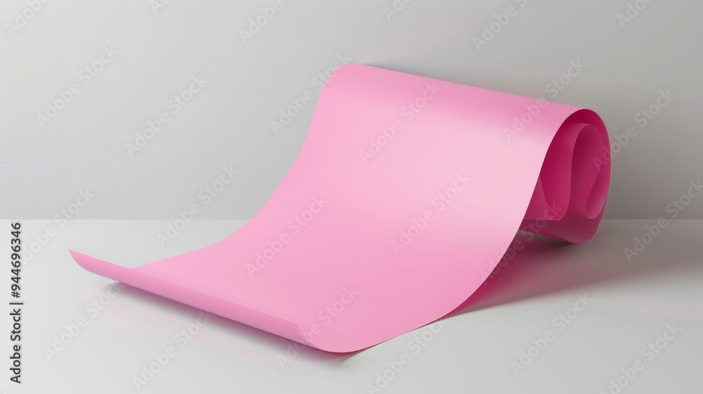Note paper, pink color, generative ai Note paper, pink color, generative ai