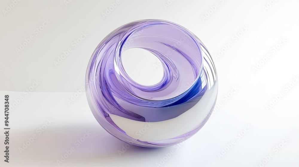 Abstract Glass Sphere Abstract Glass Sphere